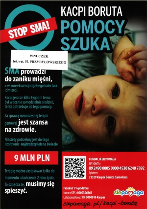 Pomoc dla Kacpra Boruty