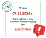 Biuro Izby nieczynne w dniu 07.11.2024 .