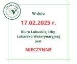 Biuro Izby nieczynne w dniu 17.02.2025 r. (poniedziałek)